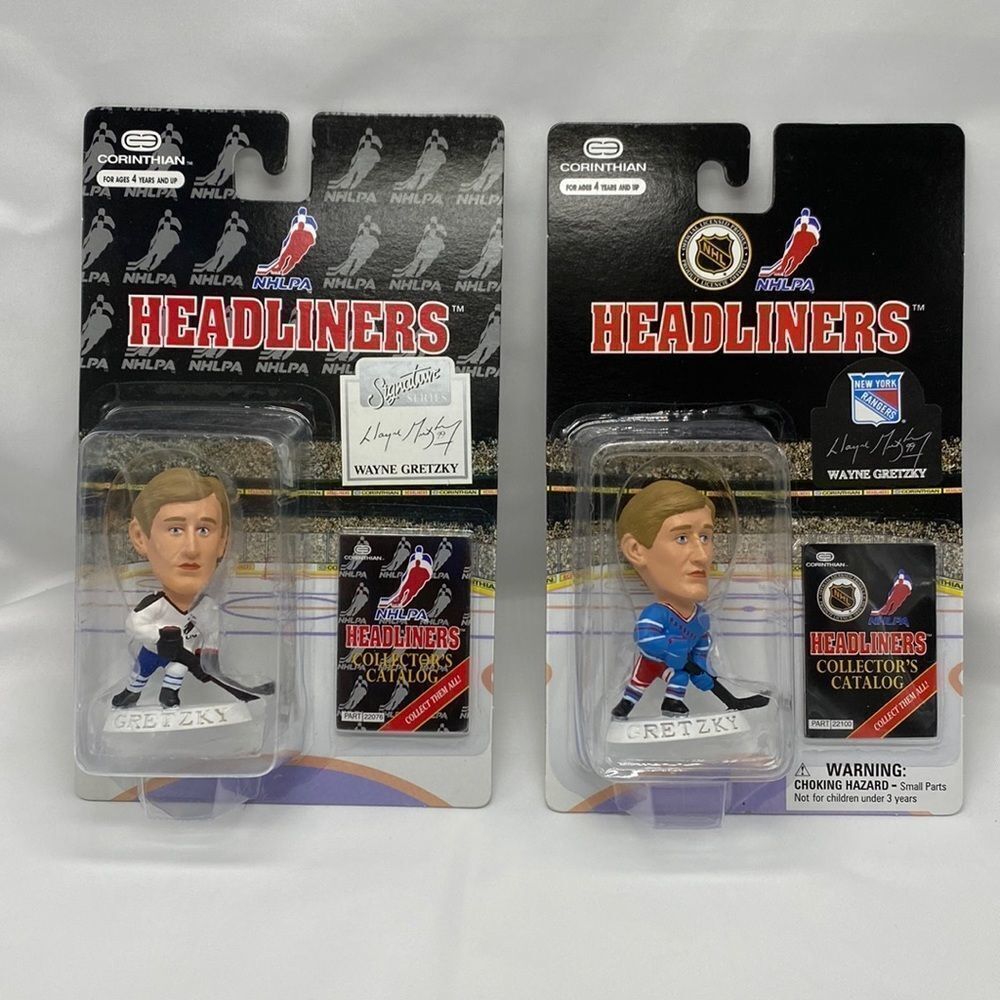 🔹️NIB Wayne Gretzky Headliners Signature Series Figure Pair